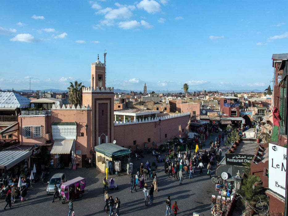 Djemaa el-Fna-Platz, Marrakesch - CALVENDO Foto-Puzzle'