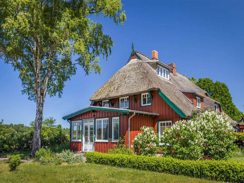 Historischer Hof in Prerow (Mecklenburg-Vorpommern) - CALVENDO Foto-Puzzle'