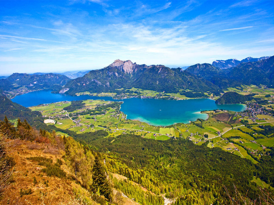 Von St.Gilgen bis nach Strobl - CALVENDO Foto-Puzzle'