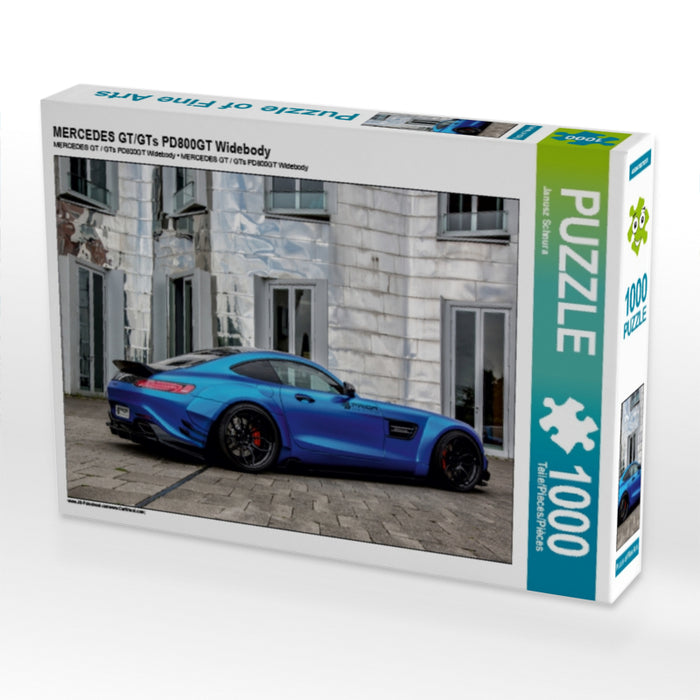 MERCEDES GT/GTs PD800GT Widebody 1000 Teile Puzzle quer - CALVENDO Foto-Puzzle'