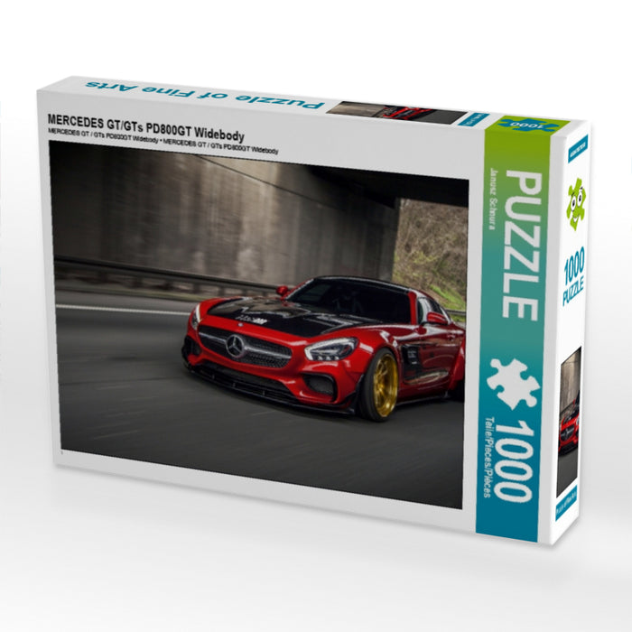 MERCEDES GT/GTs PD800GT Widebody 1000 Teile Puzzle quer - CALVENDO Foto-Puzzle'
