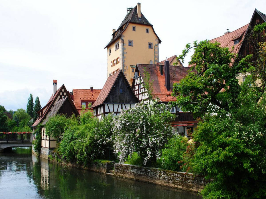Wassertor an der Pegnitz in Hersbruck - CALVENDO Foto-Puzzle'