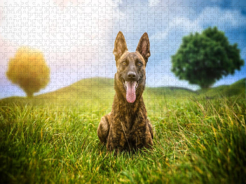 Ein Motiv aus dem Kalender Hundeleben Schäferhund - CALVENDO Foto-Puzzle'