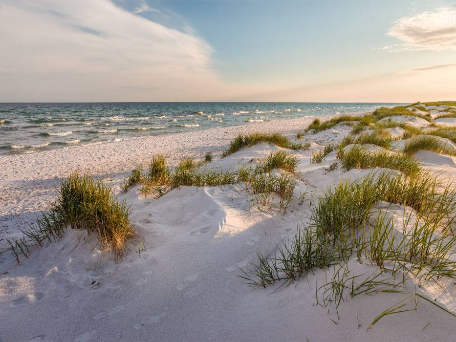 Weißer Sandstrand von Dueodde auf Bornholm - CALVENDO Foto-Puzzle'