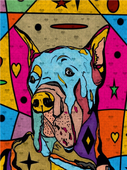 Dogue Allemand Mike - Puzzle photo CALVENDO 