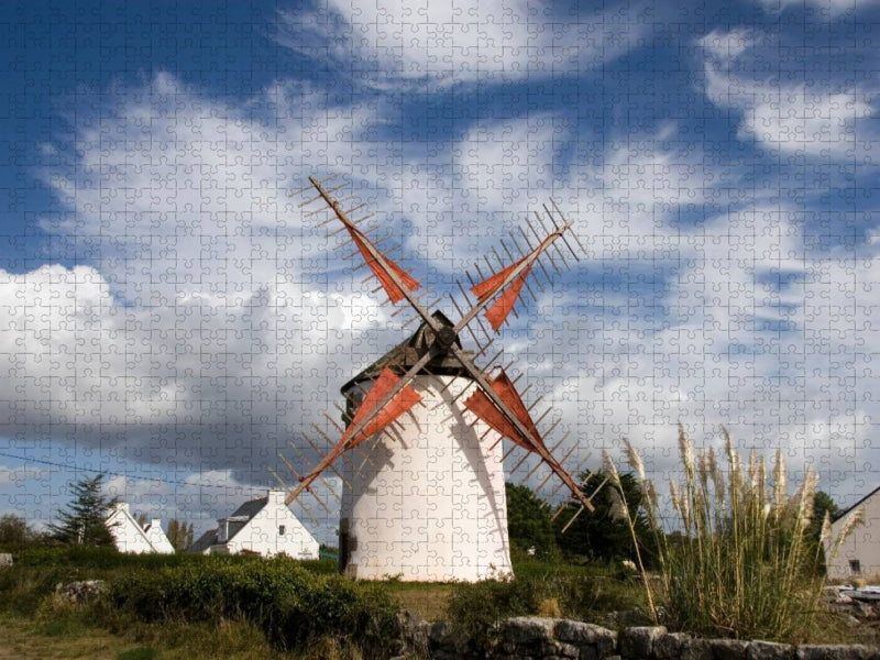 Erdeven - Moulin de Narbon - CALVENDO Foto-Puzzle'