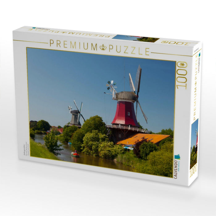 Zwillingsmühlen - CALVENDO Foto-Puzzle'