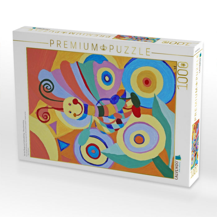 Von der Raupe zum Schmetterling - Menschwerdung - CALVENDO Foto-Puzzle'