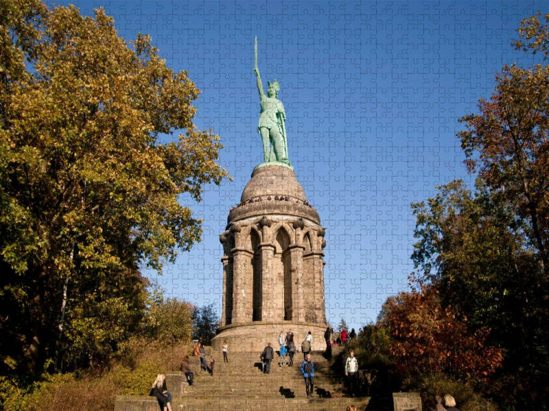 Das Hermannsdenkmal nahe Detmold - CALVENDO Foto-Puzzle'