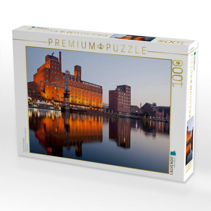 Innenhafen Duisburg - CALVENDO Foto-Puzzle'