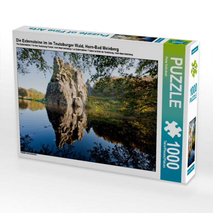 Die Externsteine im im Teutoburger Wald, Horn-Bad Meinberg 1000 Teile Puzzle quer - CALVENDO Foto-Puzzle'