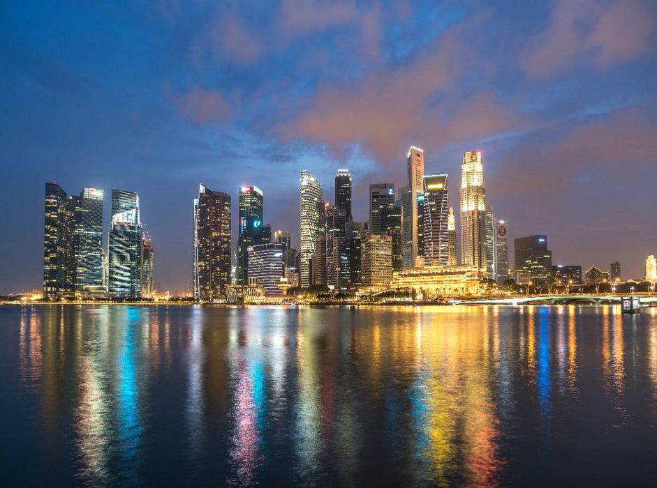 Singapur Skyline - CALVENDO Foto-Puzzle'