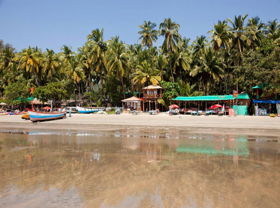 Strand von Palolem, Goa - CALVENDO Foto-Puzzle'