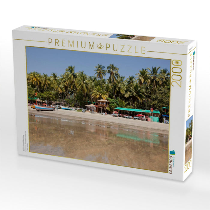 Strand von Palolem, Goa - CALVENDO Foto-Puzzle'