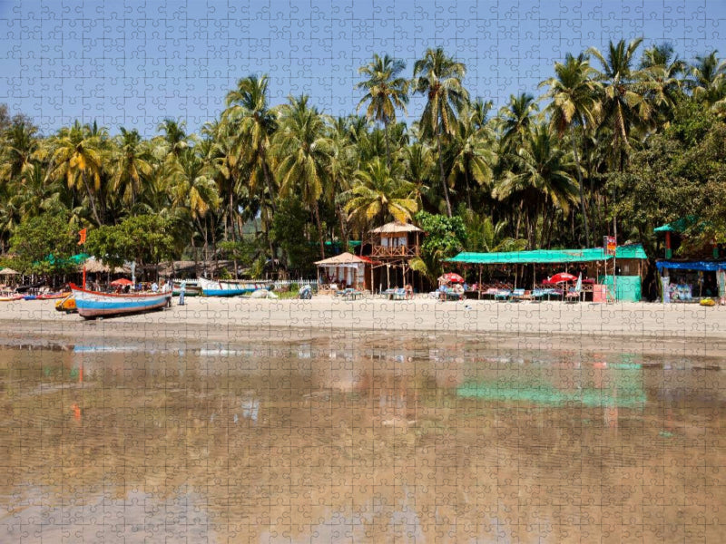 Strand von Palolem, Goa - CALVENDO Foto-Puzzle'