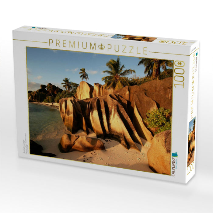 Seychellen, La Digue - CALVENDO Foto-Puzzle'