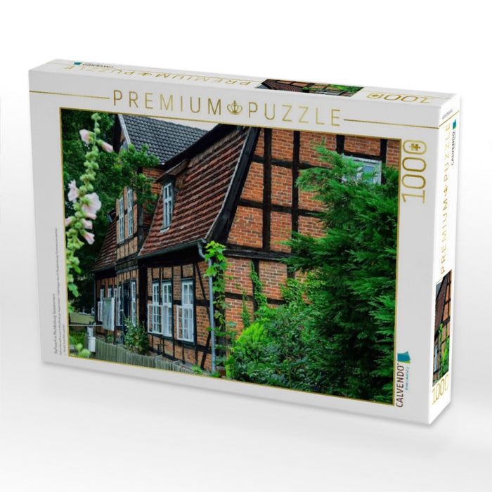 Fachwerk in Mecklenburg Vorpommern - CALVENDO Foto-Puzzle'