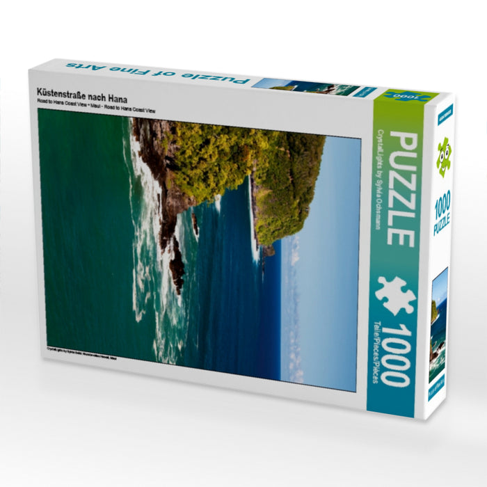 Küstenstraße nach Hana 1000 Teile Puzzle hoch - CALVENDO Foto-Puzzle'