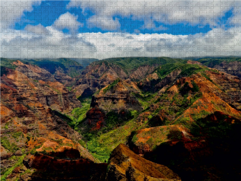 Waimea Canyon 1000 Teile Puzzle quer - CALVENDO Foto-Puzzle'