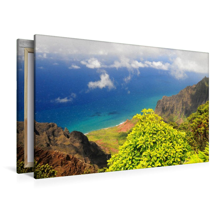 Premium Textil-Leinwand Na Pali Coast