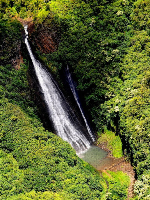 Wasserfall "Jurassic Park" - CALVENDO Foto-Puzzle'