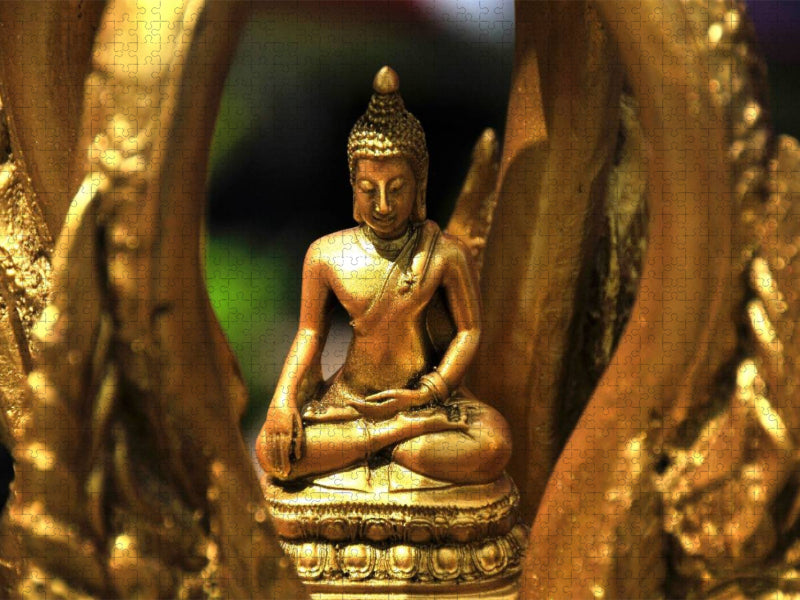 Buddhas Glanz - CALVENDO Foto-Puzzle'
