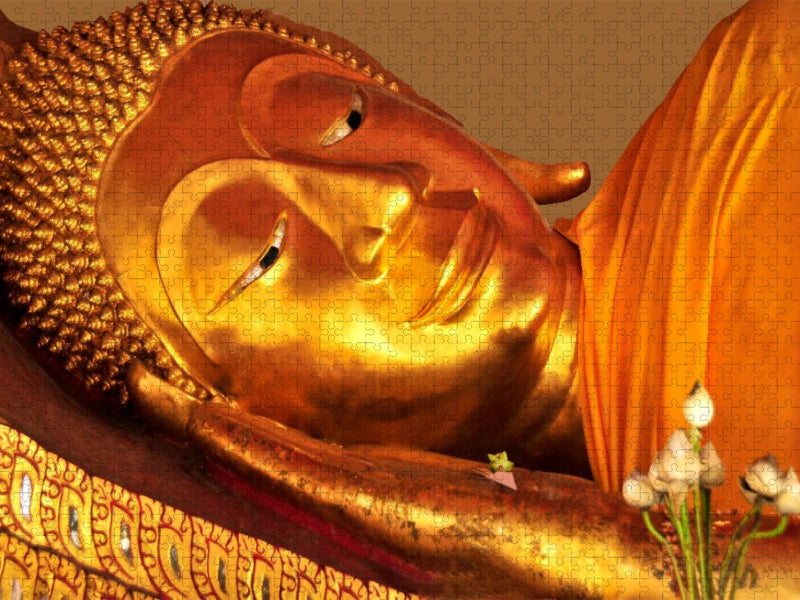 Güte im Auge Buddhas - CALVENDO Foto-Puzzle'