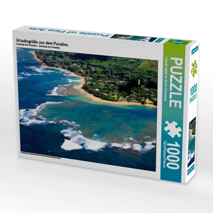 Urlaubsgrüße aus dem Paradies 1000 Teile Puzzle quer - CALVENDO Foto-Puzzle'
