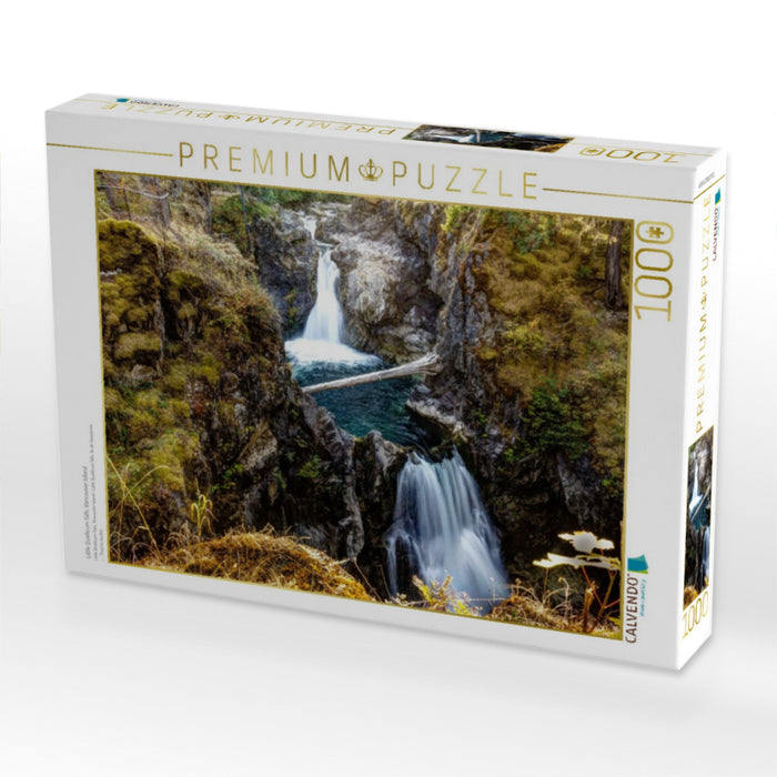 Little Quallicum Falls, Vancouver Island - CALVENDO Foto-Puzzle'