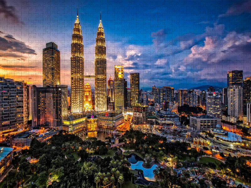 Kuala Lumpur, Malaysia - CALVENDO Foto-Puzzle'
