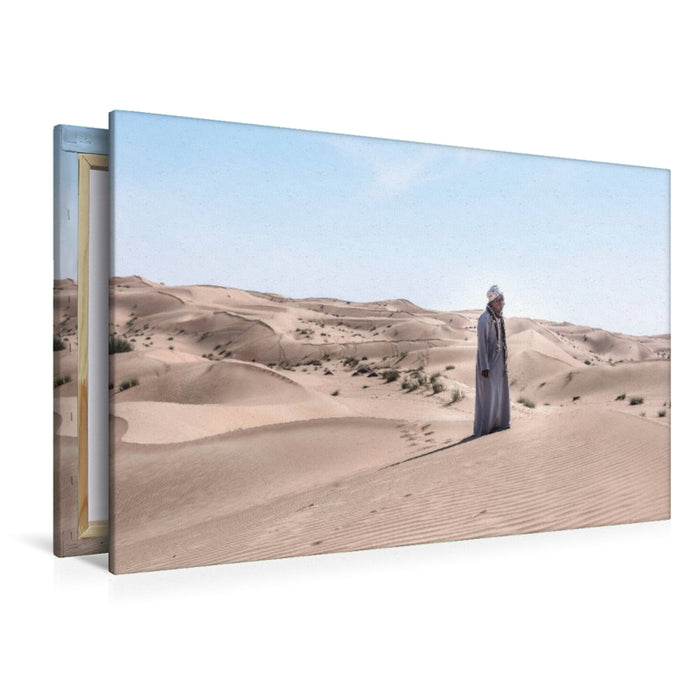 Premium Textil-Leinwand Wahiba Wüste