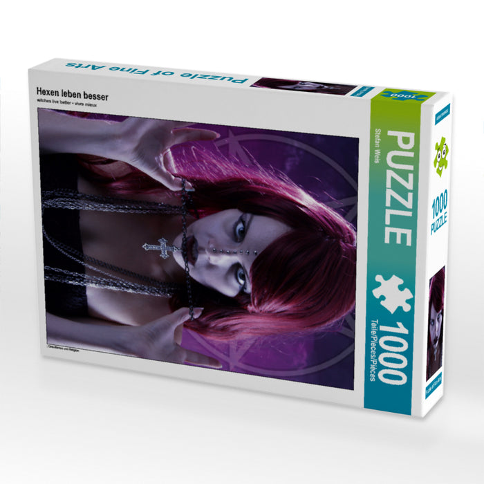 Hexen leben besser 2000 Teile Puzzle hoch - CALVENDO Foto-Puzzle'