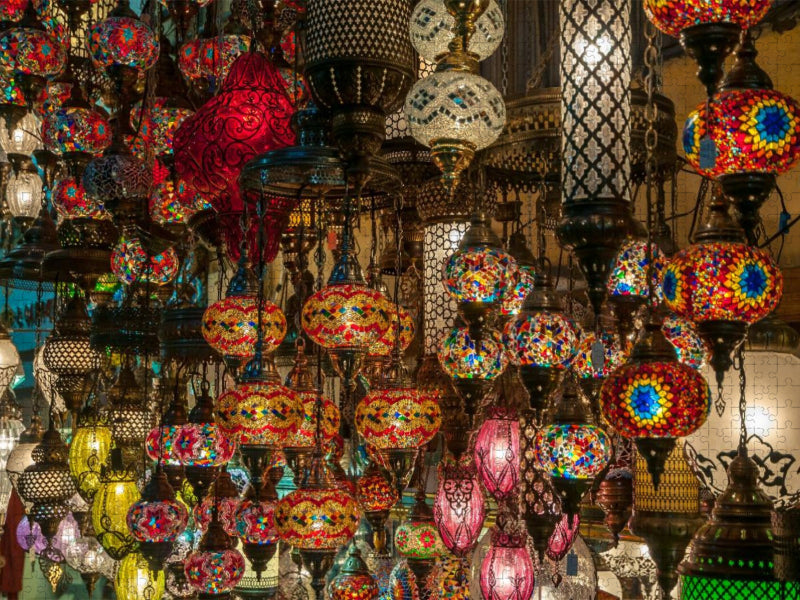 Türkische Lampen - CALVENDO Foto-Puzzle'