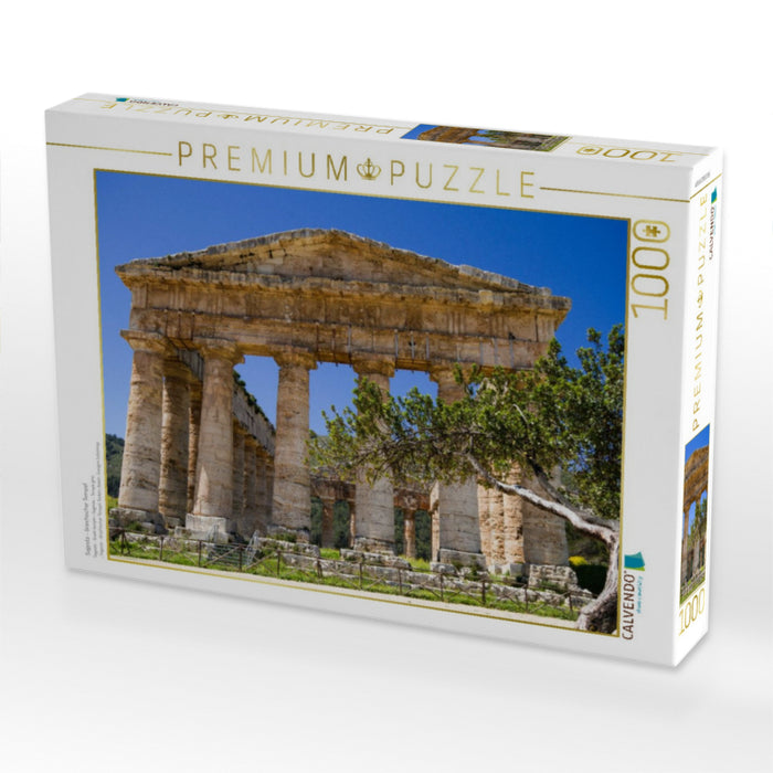 Segesta - Griechischer Tempel - CALVENDO Foto-Puzzle'