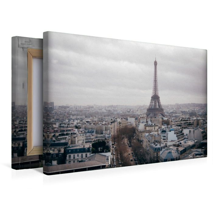 Premium Textil-Leinwand tour Eiffel