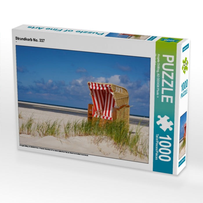Strandkorb No. 337 1000 Teile Puzzle quer - CALVENDO Foto-Puzzle'
