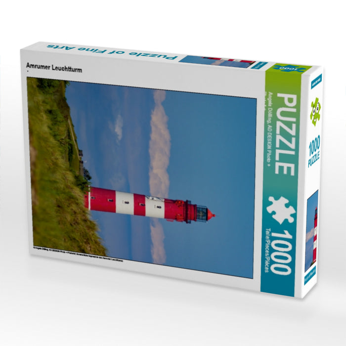 Amrumer Leuchtturm 1000 Teile Puzzle hoch - CALVENDO Foto-Puzzle'