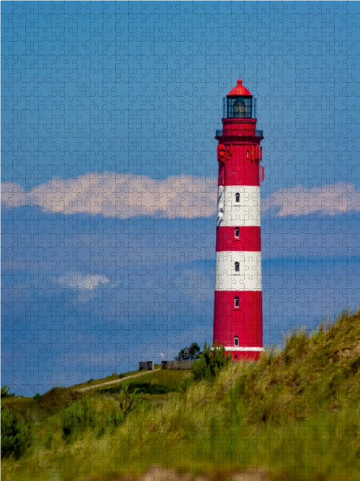 Amrumer Leuchtturm 1000 Teile Puzzle hoch - CALVENDO Foto-Puzzle'