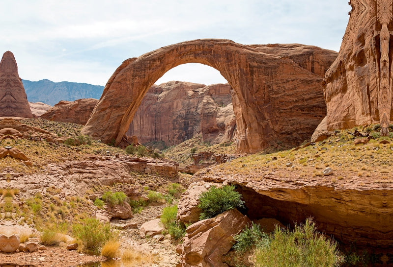 Premium Textil-Leinwand Rainbow Bridge, Lake Powell AZ