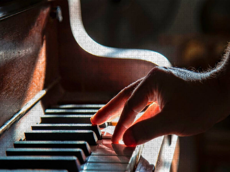 Klavier Solo für zehn Finger - CALVENDO Foto-Puzzle'