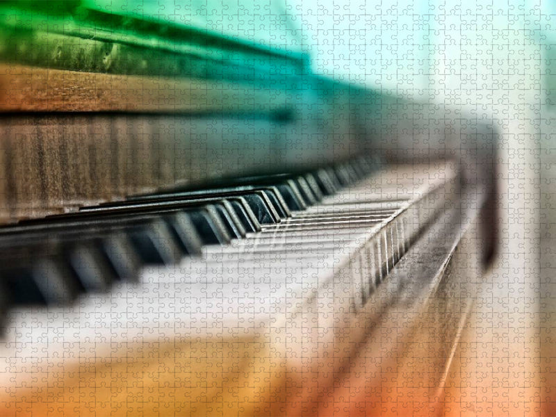 Klavier Solo für zehn Finger - CALVENDO Foto-Puzzle'