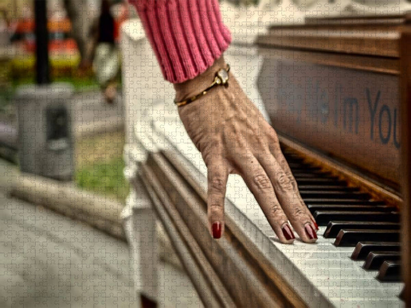 Klavier Solo für zehn Finger - CALVENDO Foto-Puzzle'