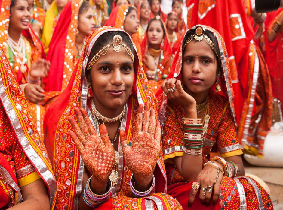 Rajasthan, Indien - Pushkar Mela - CALVENDO Foto-Puzzle'