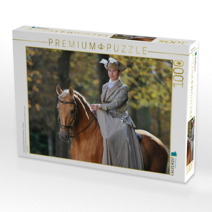 Fürstliche Hofreitschule Bückeburg - Lusitano - CALVENDO Foto-Puzzle'