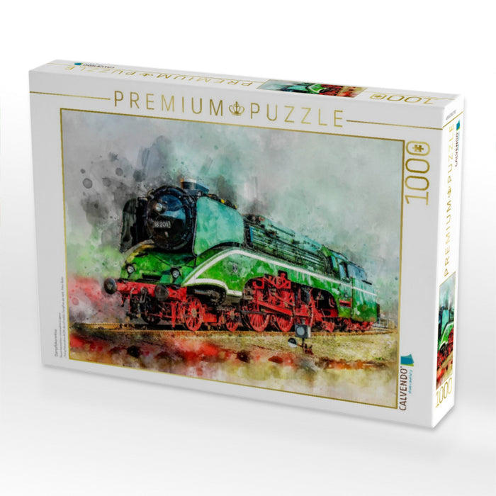 Dampflokomotive - CALVENDO Foto-Puzzle'