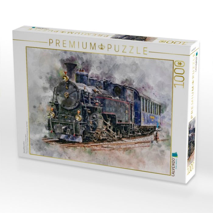 Dampflokomotive - CALVENDO Foto-Puzzle'