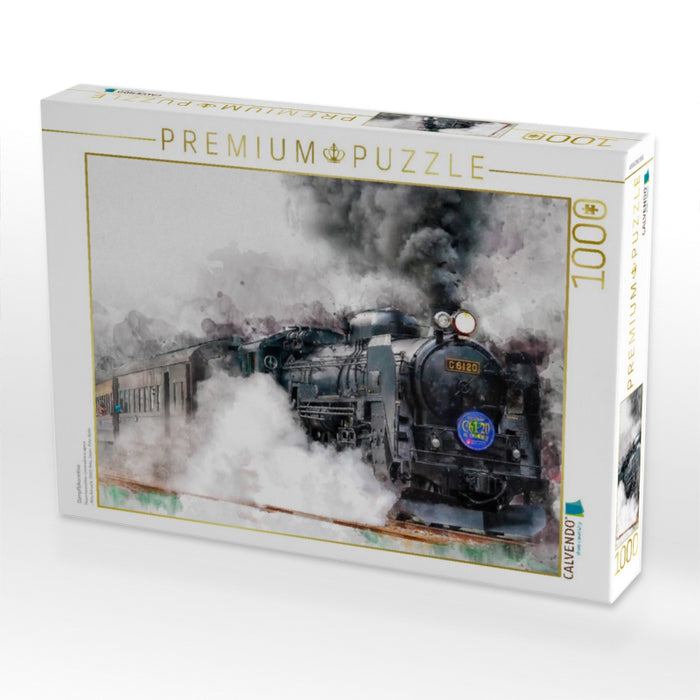 Dampflokomotive - CALVENDO Foto-Puzzle'