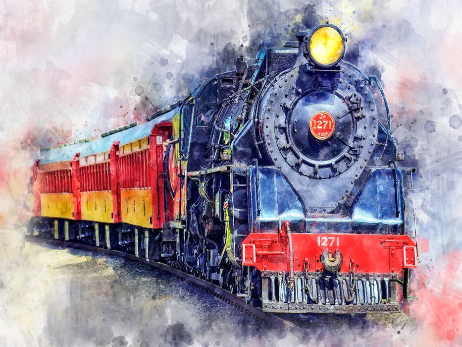 Dampflokomotive - CALVENDO Foto-Puzzle'