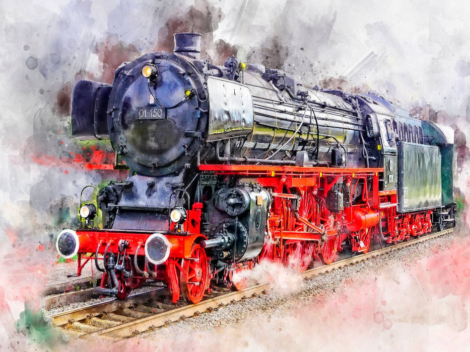 Dampflokomotive - CALVENDO Foto-Puzzle'