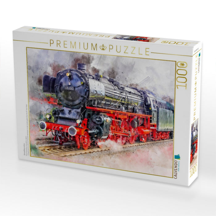 Dampflokomotive - CALVENDO Foto-Puzzle'